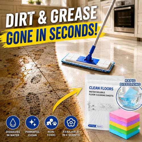Dissolving Floor Cleaning Sheets – Fresh Clean in One Drop