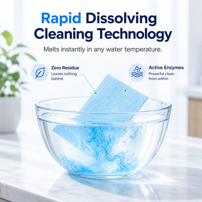 Dissolving Floor Cleaning Sheets – Fresh Clean in One Drop