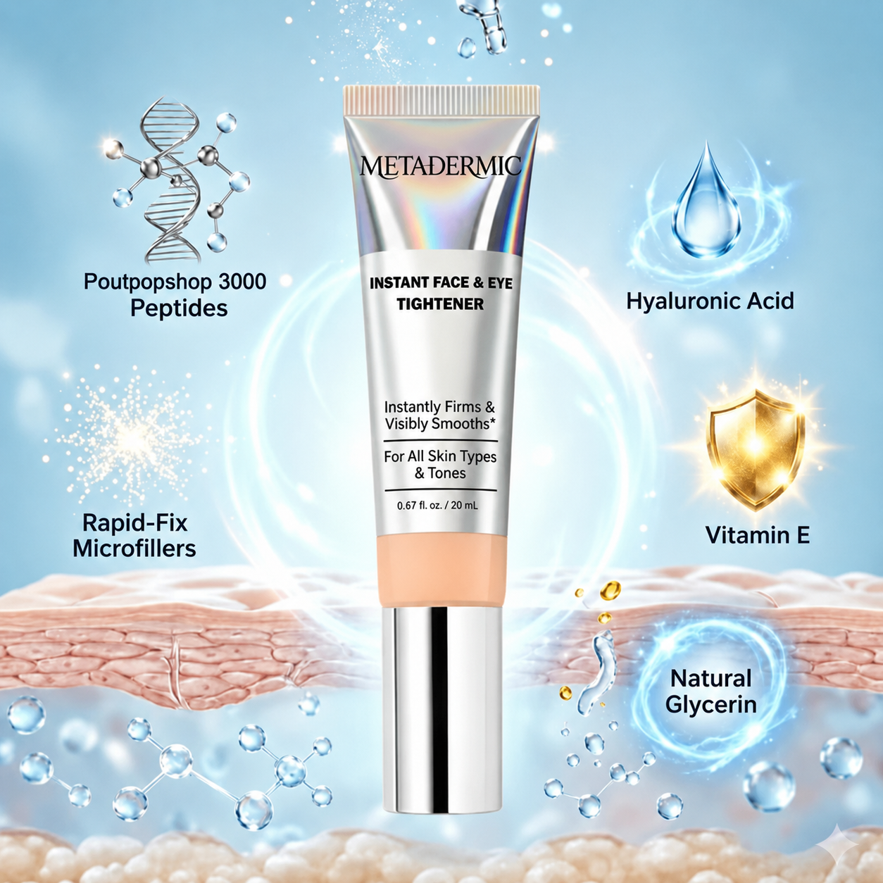 Instant Face Temporary Tightener-Instant visible results in 60 seconds