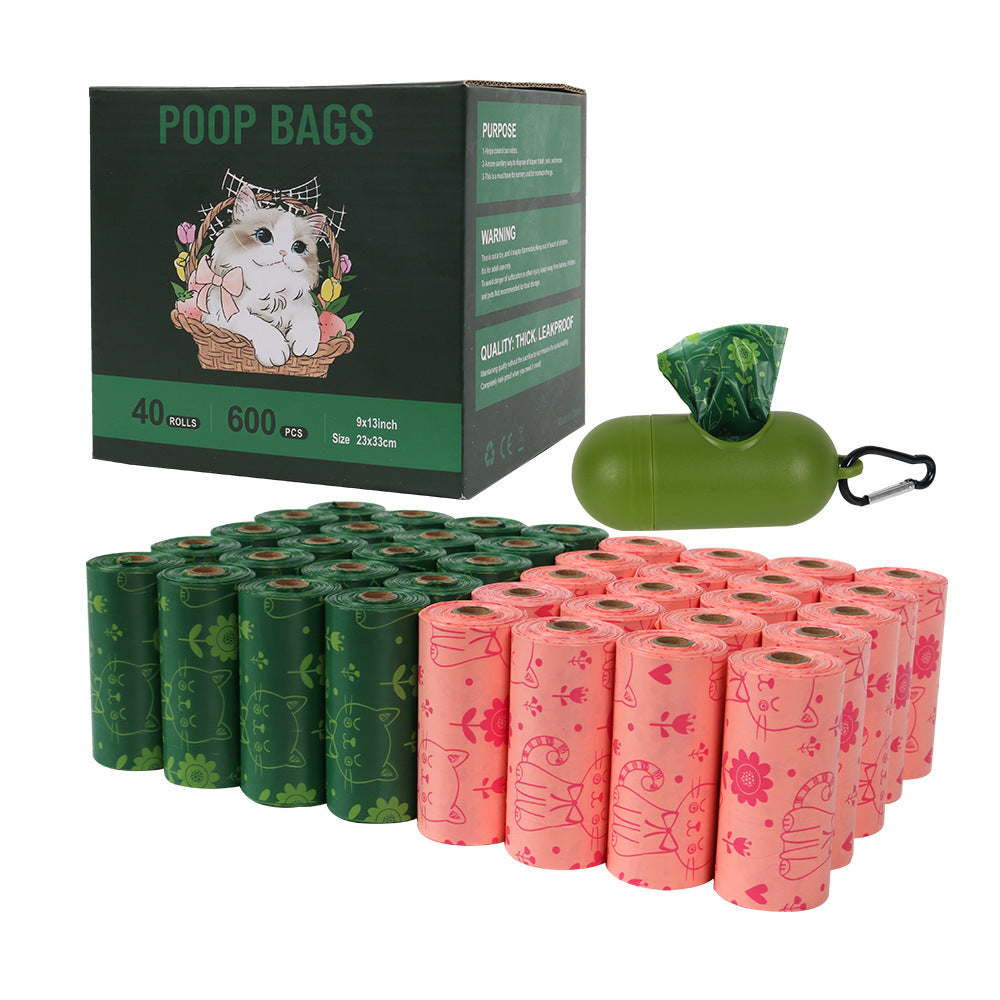 Biodegradable Pet Waste Bags Lemon Scent Roll Garbage Bags