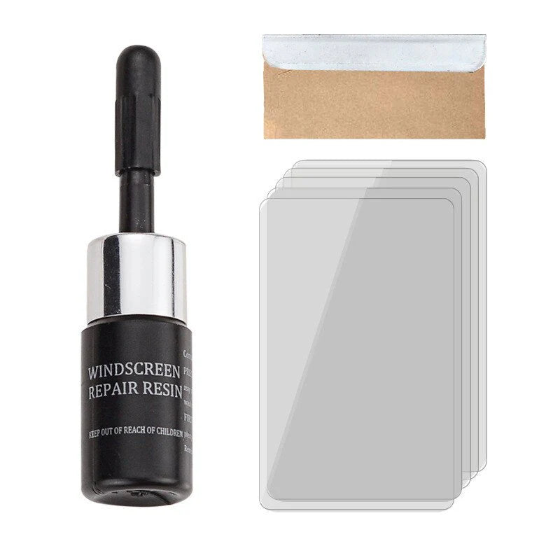All-in-One Glass Repair Resin Kit – Quick DIY Fix for Chips, Scratches & Small Cracks