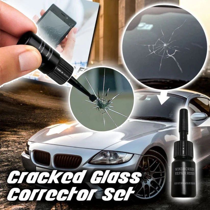 All-in-One Glass Repair Resin Kit – Quick DIY Fix for Chips, Scratches & Small Cracks