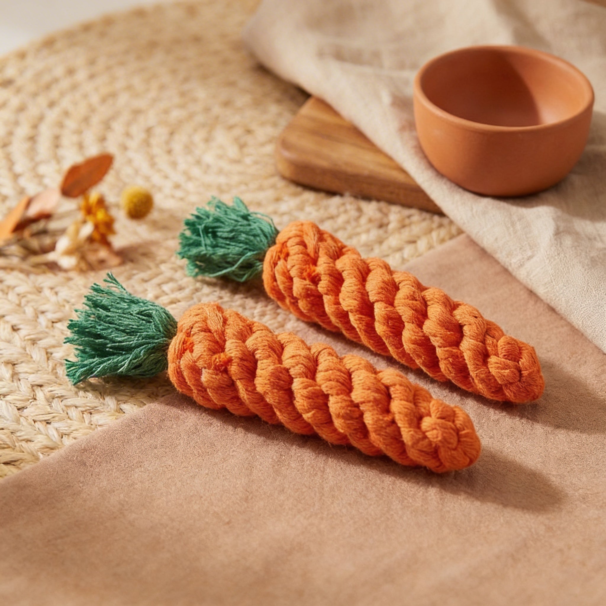 Pet Cotton Rope Carrot Toy
